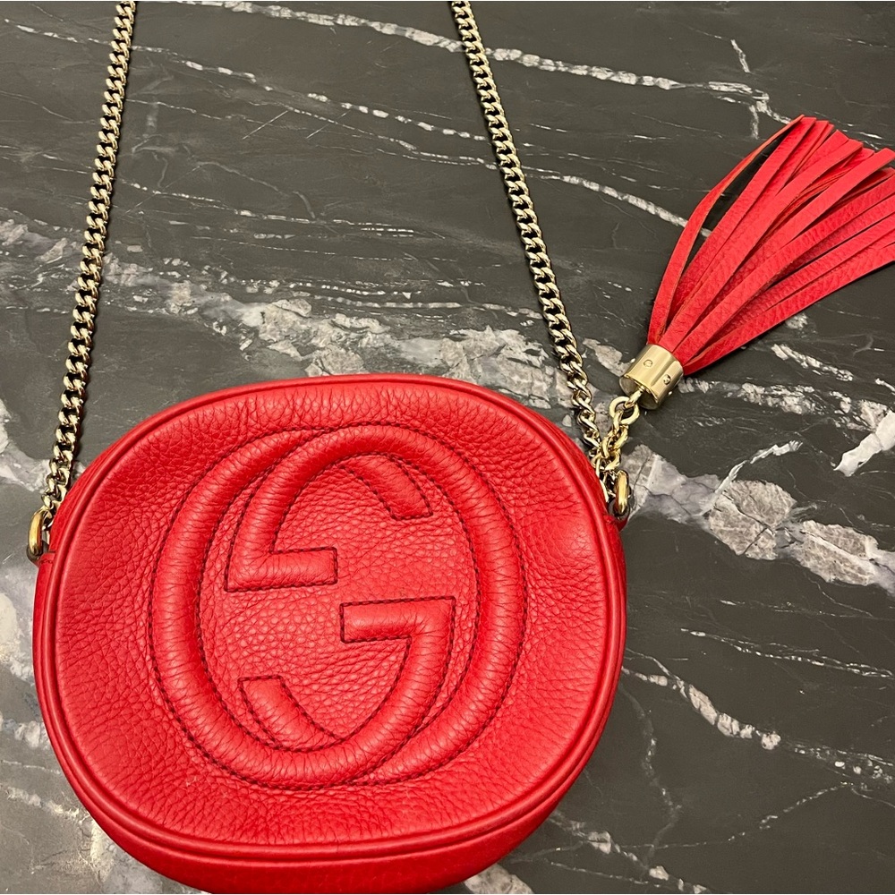 Gucci SOHO' leather mini chain bag